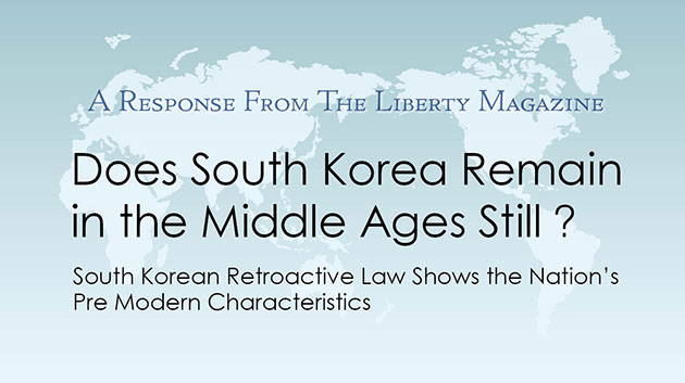 Does South Korea Remain in the Middle Ages Still?