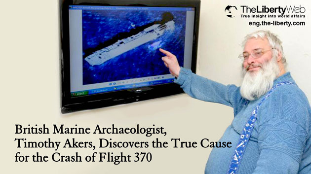 British Marine Archaeologist, Tim Akers, Discovers the True Cause for the Crash of Flight 370