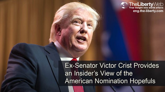 Ex-Senator Victor Crist Provides an Insider’s View of the American Nomination Hopefuls