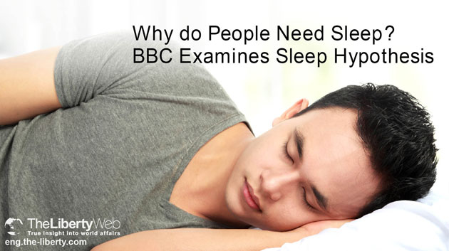 Why do People Need Sleep?