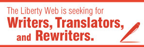 The Liberty Web is seeking for Writers, Translators from Japanese to English, Rewriters.