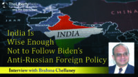 India Is Wise Enough Not to Follow Biden’s Anti-Russian Foreign Policy